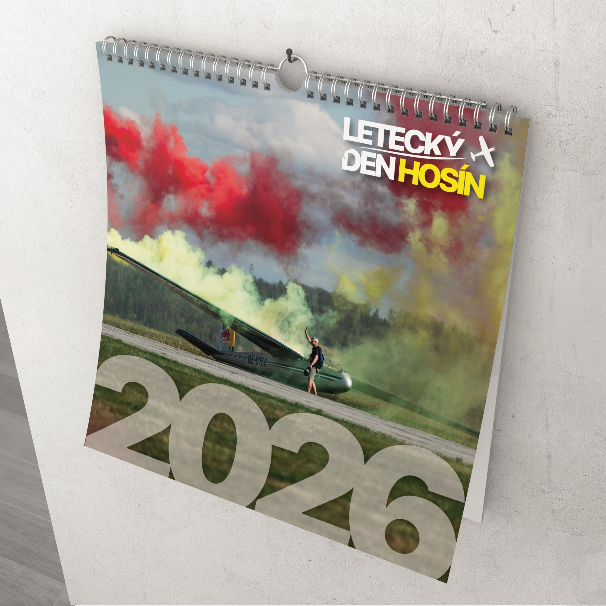 Oficiální nástěnný kalendář Letecký den Hosín